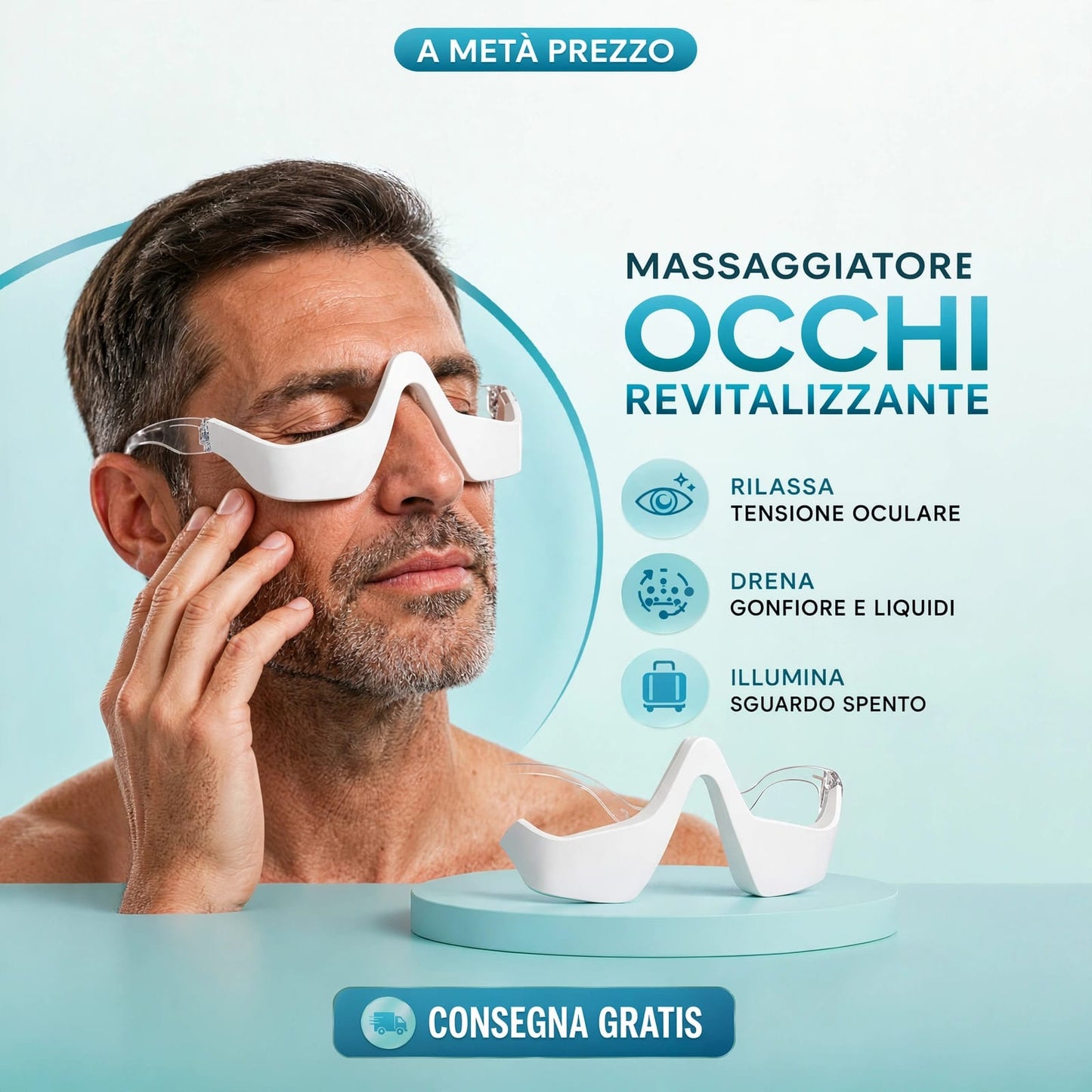 Massaggiatore per occhi revitalizzante